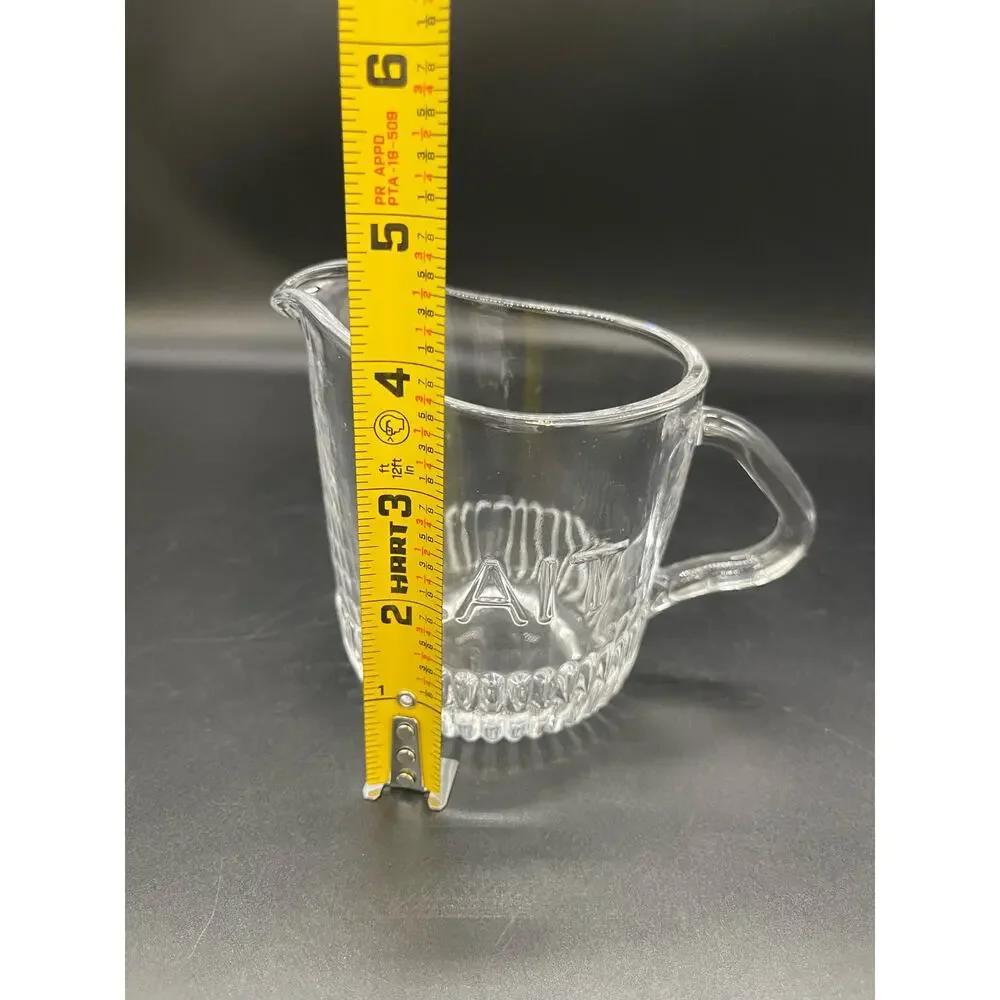 Anthropologie Crystal Glass Creamer LAIT French